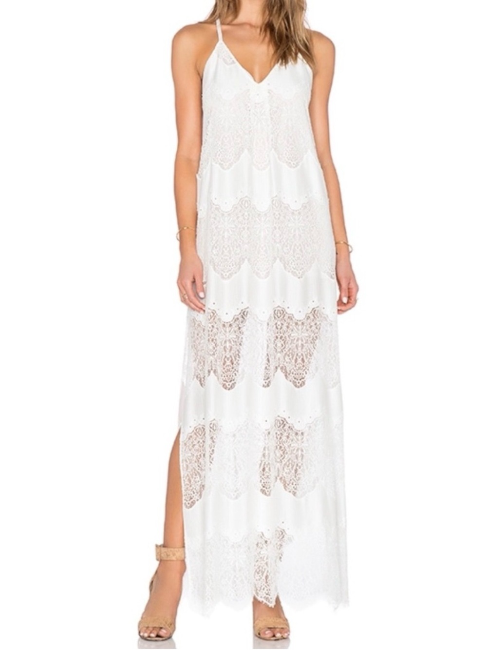 Alice + Olivia Vandy Dress in White